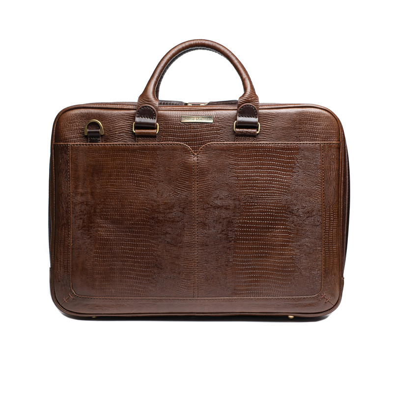 خرید و قیمت کیف اداری مردانه خانه چرم تبریز مدل لامدا لزار