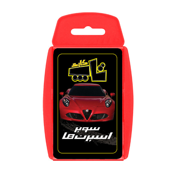 بازی فکری کارتی تاپ کارت ذهن آرا مدل سوپر اسپرت ها