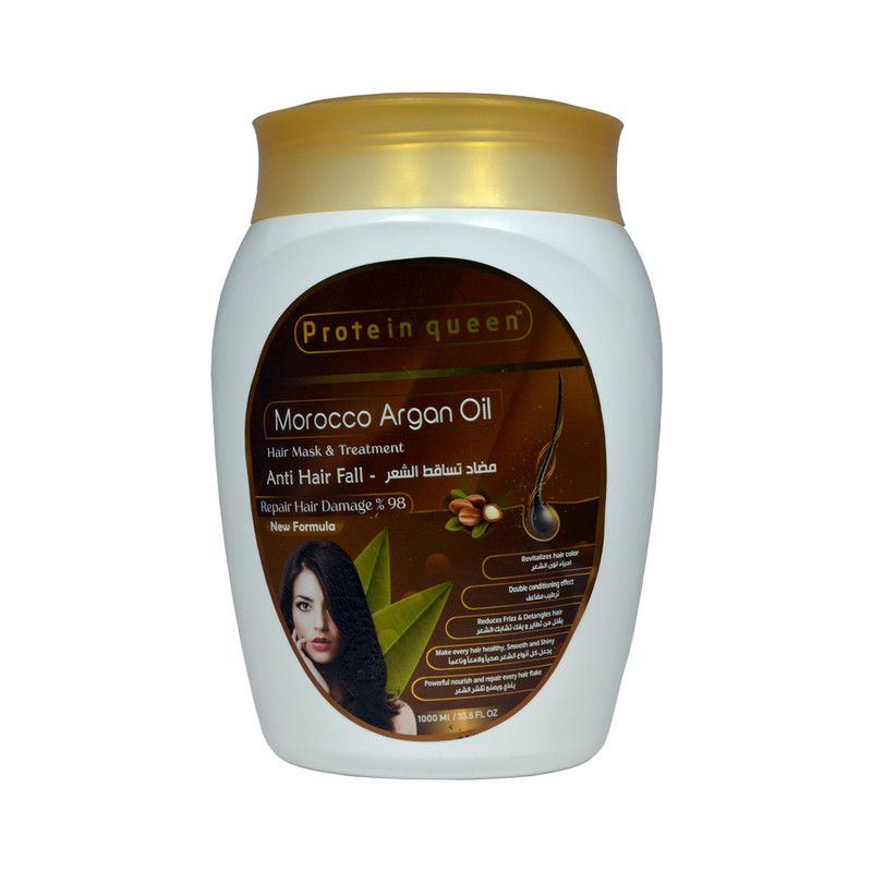 ماسک مو پروتئین کوئین مدل روغن آرگان مراکشی حجم 1000 میلی لیتر