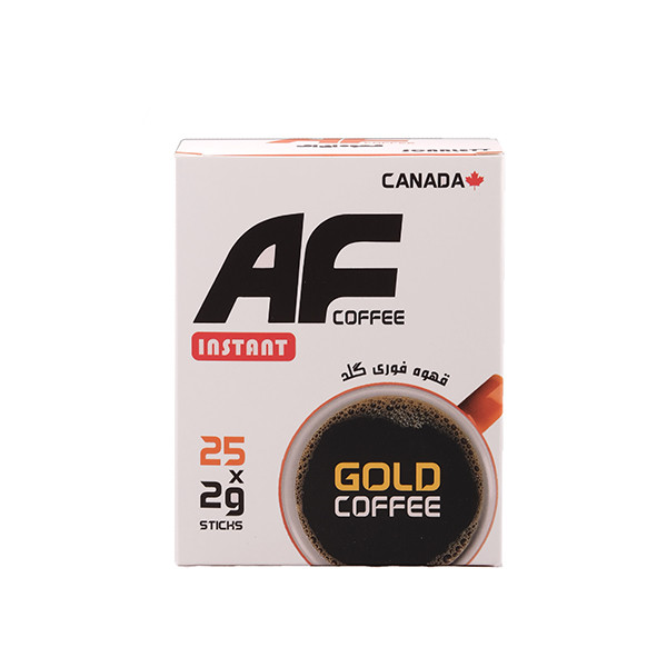 خرید و قیمت ساشه گلد فوری ای اف کافی - 2 گرم بسته 25 عددی