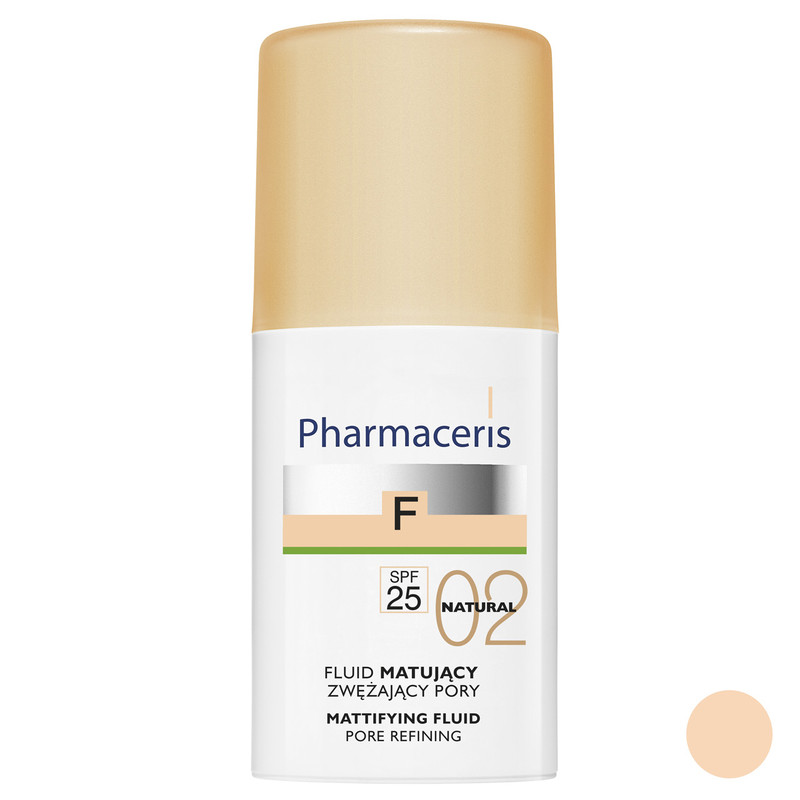 خرید و قیمت کرم پودر مات کننده فارماسریز سری Natural مدل Pore Refining SPF25 حجم 30 میلی لیتر