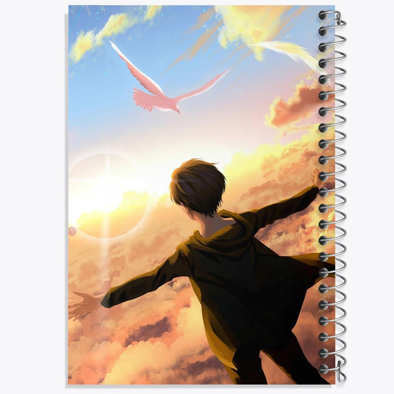 دفتر مشق 50 برگ خندالو مدل ارن یگر انیمه اتک آن تایتان کد 13247