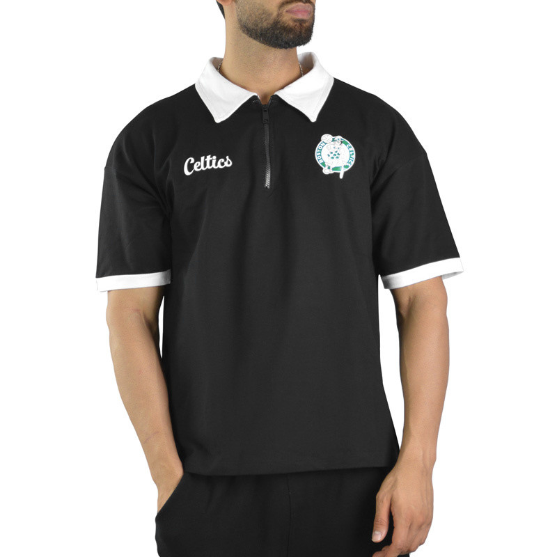 خرید و قیمت پولوشرت آستین کوتاه ورزشی مردانه مدل نیم زیپ کد 177979