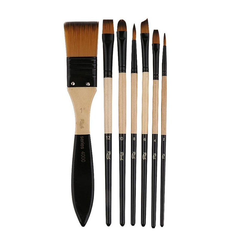 خرید و قیمت قلم مو ریچ مدل 2FFS2R مجموعه 7 عددی