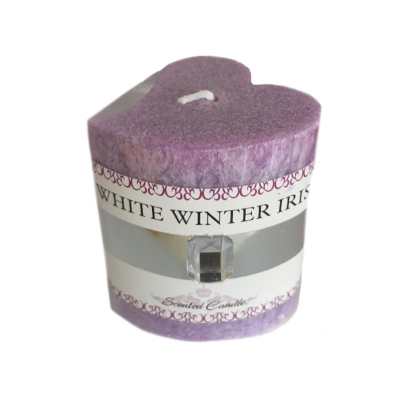 خرید و قیمت شمع خانه سفید مدل قلب