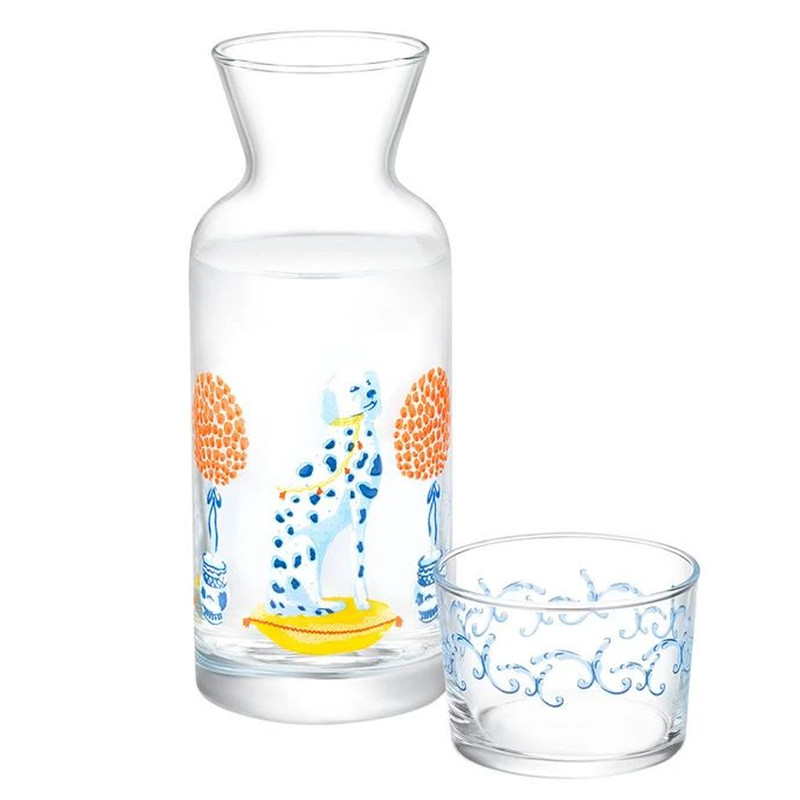 ست پارچ و لیوان 2 پارچه مادام کوکو مدل dute