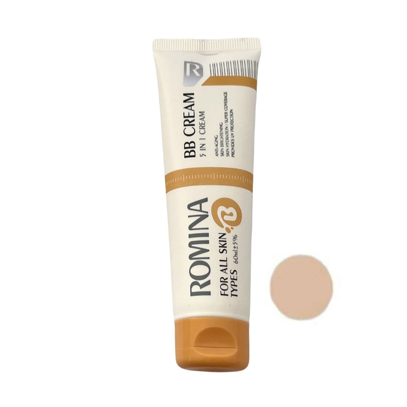 کرم پودر BB رومینا شماره 01 حجم 60 میلی لیتر