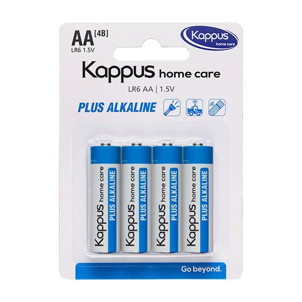 باتری قلمی کاپوس هوم کر مدل پلاس آلکالاین بسته چهار عددی