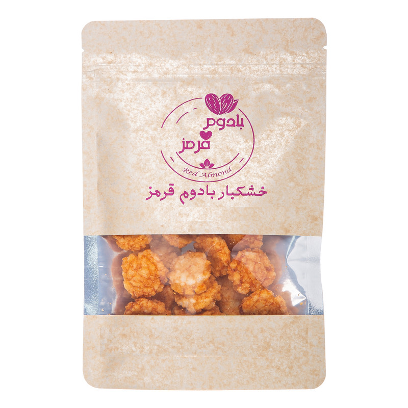 چیپس میگو بادوم قرمز نمکدون -1 کیلوگرم