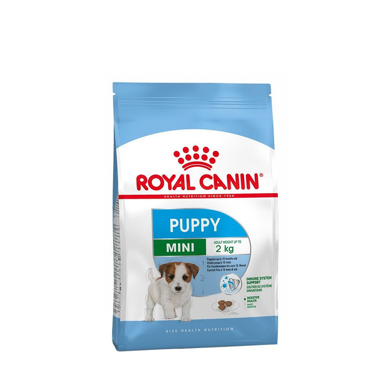 غذای خشک سگ رویال کنین مدل mini puppy کد 1400 وزن 2 کیلوگرم