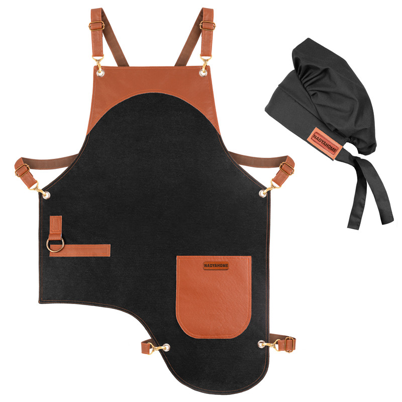 خرید و قیمت پیش بند کار نادیاهوم مدل cooking به همراه کلاه