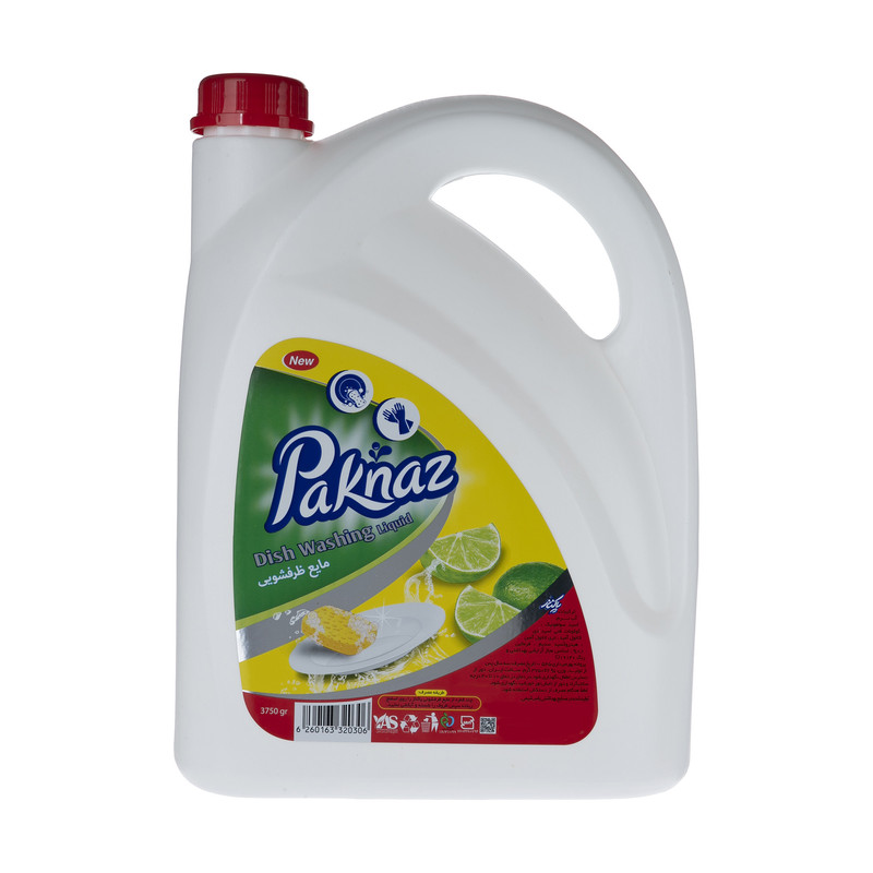 مایع ظرفشویی پاکناز مدل Lemon حجم 3750 میلی لیتر