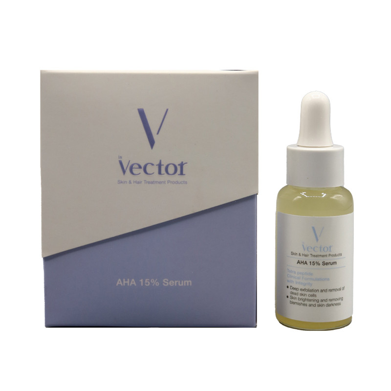 سرم پوست وکتور مدل AHA 15% حجم 30 میلی لیتر