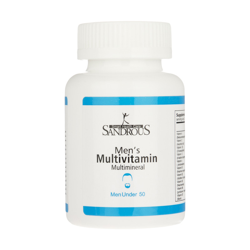 خرید و قیمت کپسول مولتی ویتامین آقایان زیر 50 سال سندروس بسته 60 عددی