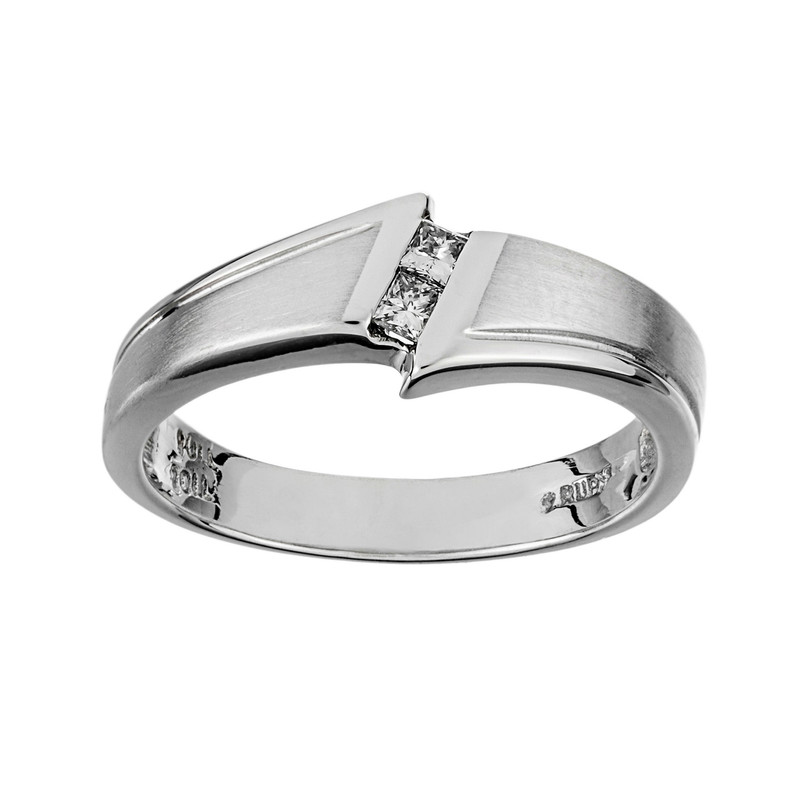 خرید و قیمت حلقه طلا 18 عیار زنانه جواهری سون مدل 2544