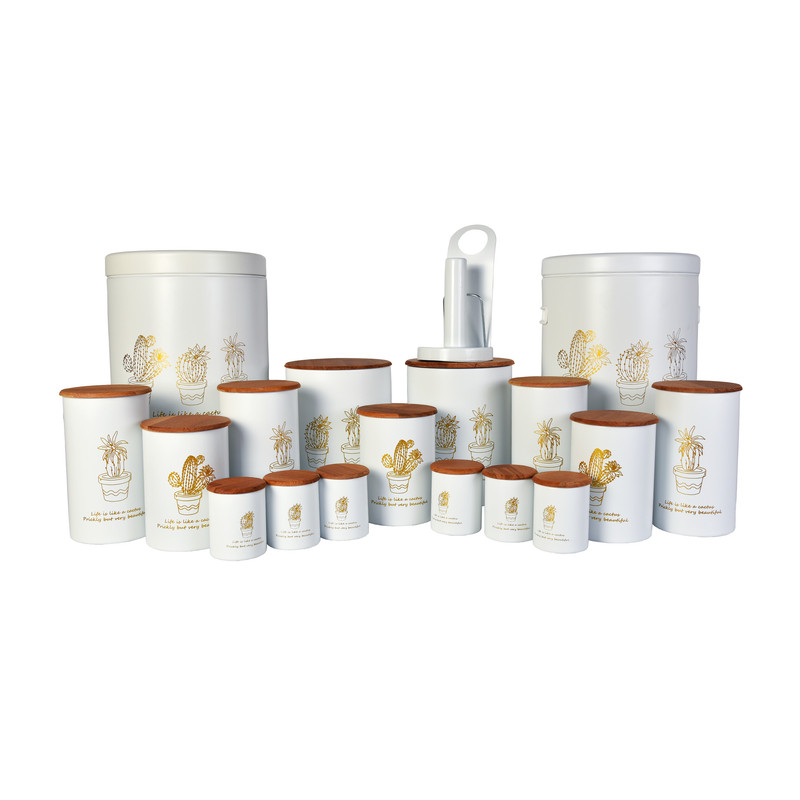 سرویس آشپزخانه 18 پارچه ام جی اس مدل کاکتوس