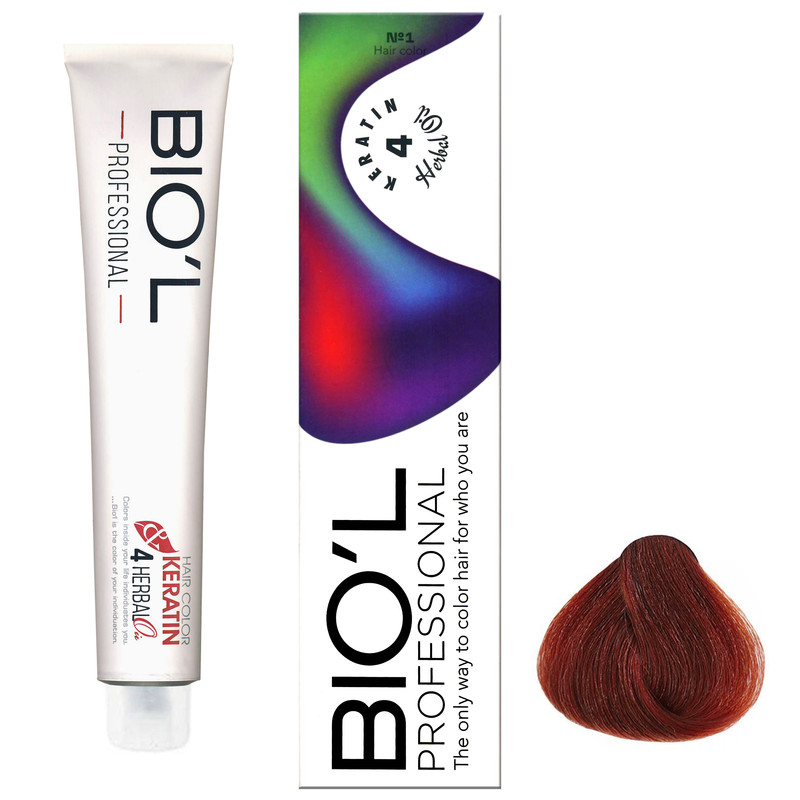 رنگ مو بیول شماره 7.15 حجم 100 میلی لیتر رنگ بلوند تنباکویی متوسط