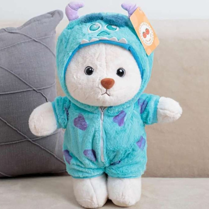 عروسک مدل خرس لباس سالیوان ارتفاع 60 سانتی متر