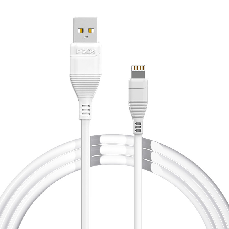 کابل تبدیل USB به لایتنینگ پی زد ایکس مدل V168 طول 1.2 متر