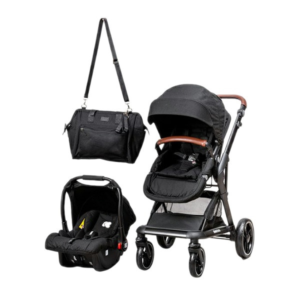 ست کالسکه و کریر کیکابو مدل jolie به همراه ساک لوازم کودک