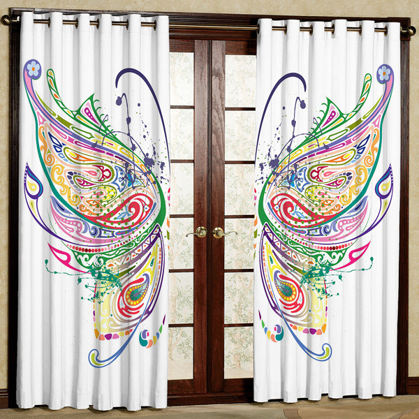 پرده مدل مخمل پانچی کد 7413 سایز 280x140 سانتی متر