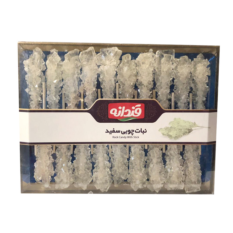 نبات چوبی سفید قندانه بسته 19 عددی