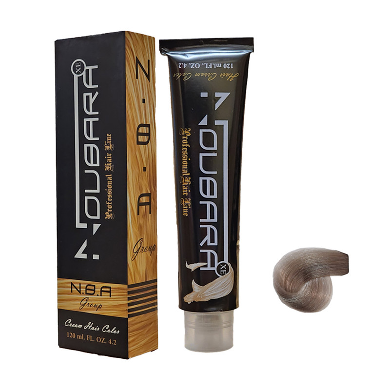 خرید و قیمت رنگ مو نوباراکس سری N B A شماره 9.1/2.1 حجم 120 میلی لیتر رنگ بلوند نقره ای روشن