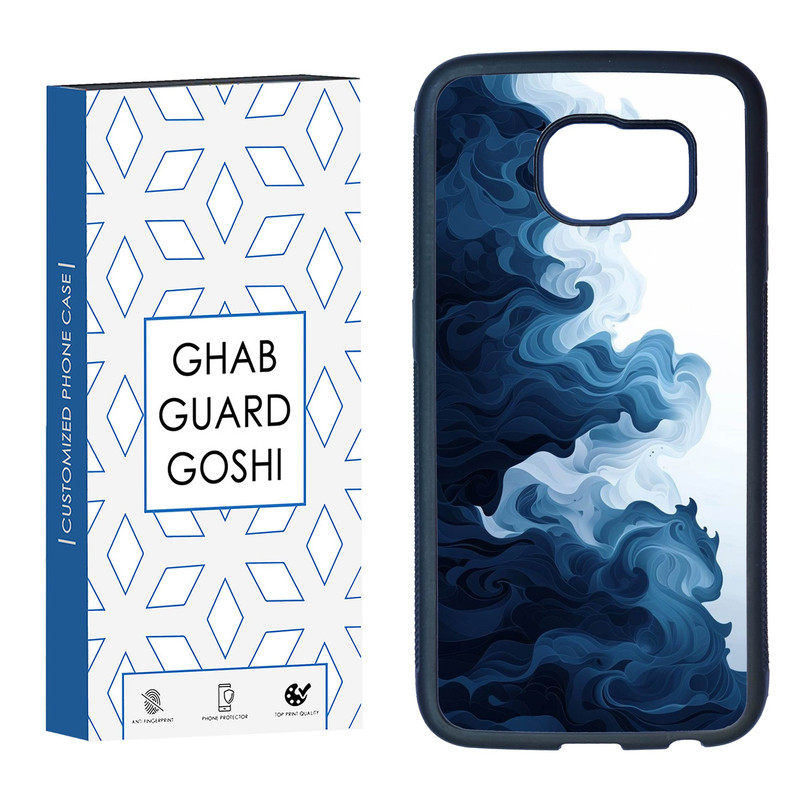 خرید و قیمت کاور قاب گارد گوشی طرح آبرنگی کد TPU-174 مناسب برای گوشی موبایل سامسونگ Galaxy S7