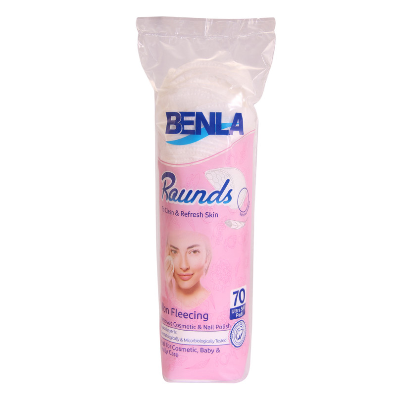 پد پاک کننده آرایش صورت بنلا مدل 001 بسته 70 عددی