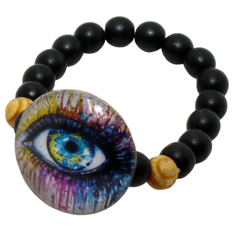 دستبند زنانه طرح چشم کد RKH_801