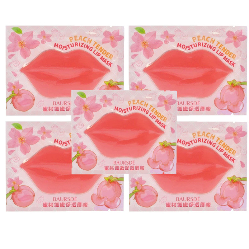 ماسک لب بورسدی مدل Peach وزن 8 گرم بسته 5 عددی