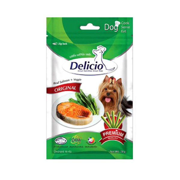 خرید و قیمت تشویقی سگ دلیشو مدل vegetable وزن 70 گرم