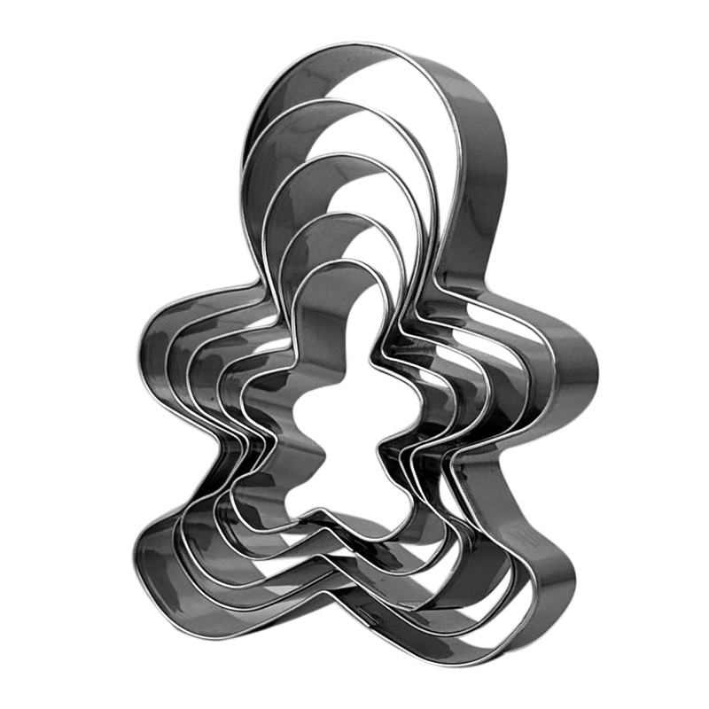 کاتر شیرینی اورنج کیچن مدل آدمک بسته 5 عددی