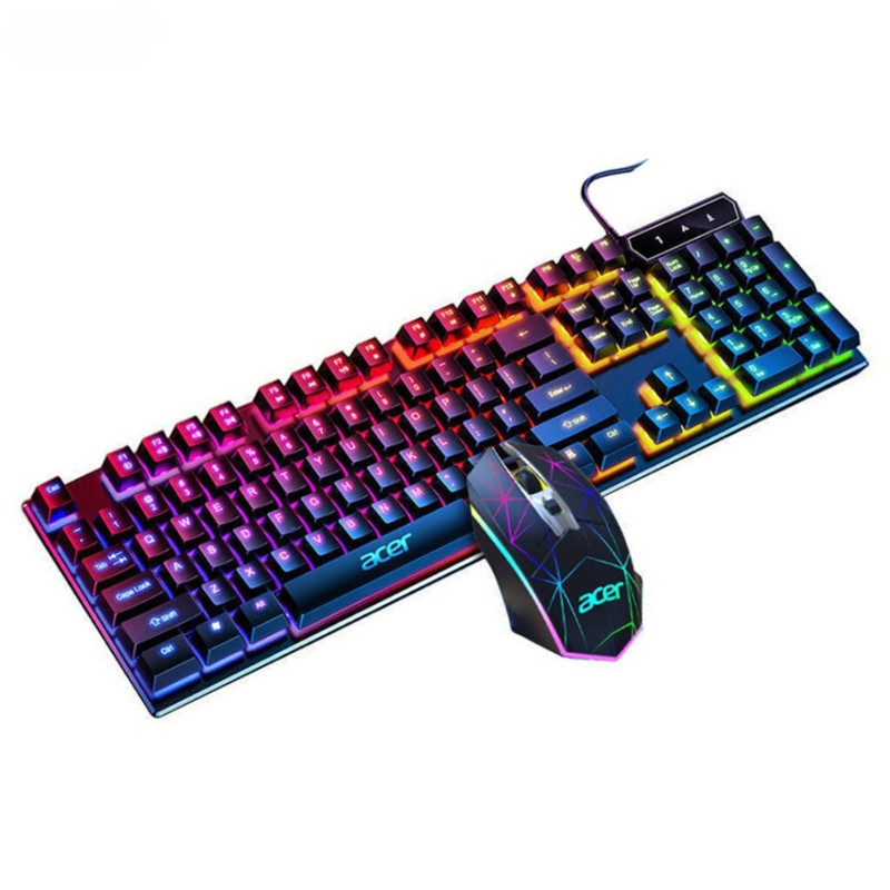 ست گیمینگ موس و کیبورد ایسر مدل YKB913+M115 Set Wired RGB