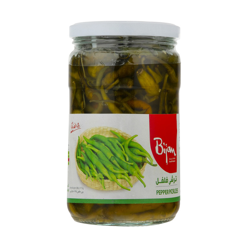ترشی فلفل بیژن - 580 گرم