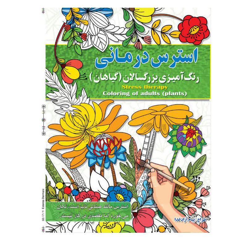 کتاب رنگ آمیزی بزرگسالان ، استرس درمانی ، اثر پیام آزاد خدا انتشارات فراگفت