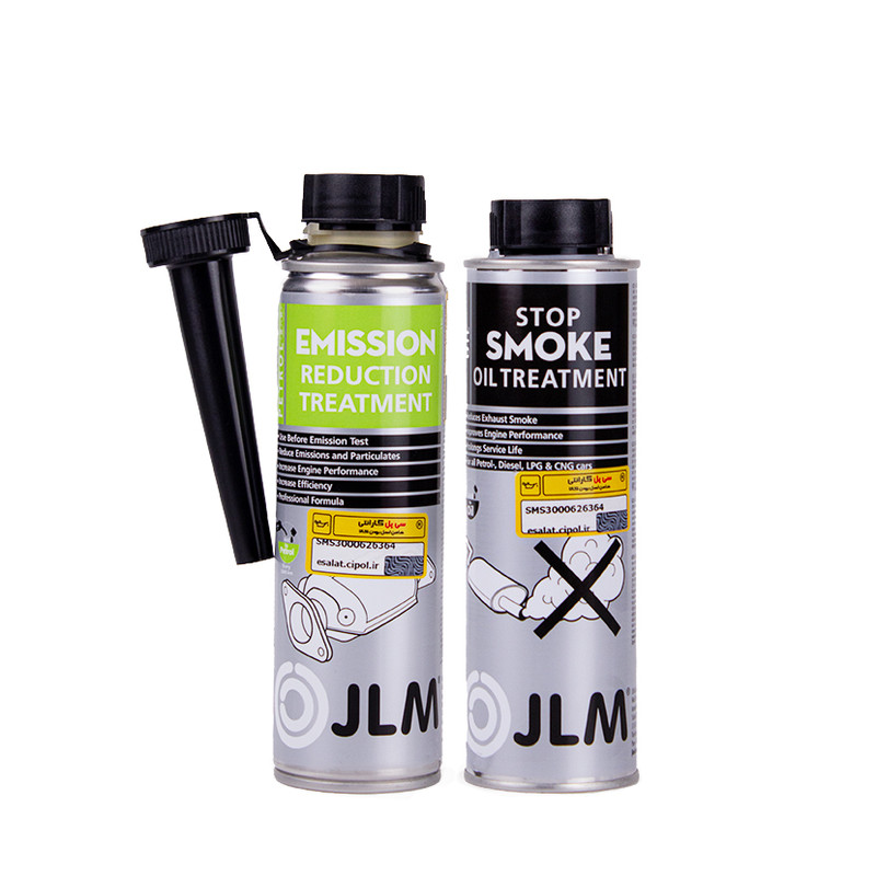 مکمل بنزین و مکمل روغن ضد دود جی ال ام کد 885937 حجم 250 میلی لیتر بسته 2 عددی