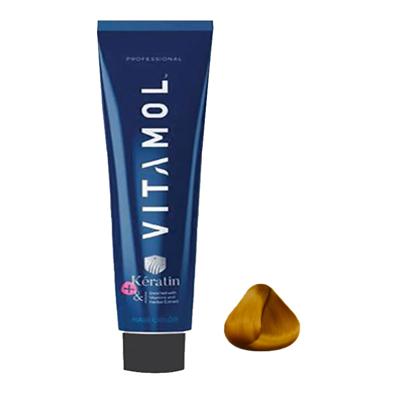 رنگ مو ویتامول سری Nescafe شماره 8.7 حجم 120 میلی لیتر رنگ بلوند نسکافه ای روشن