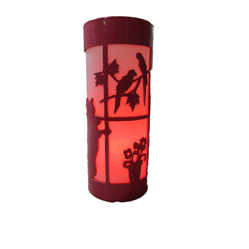 آباژور مدل گربه و پرنده