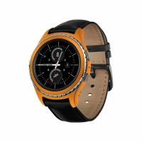 برچسب ماهوت طرح Matte-Orange مناسب برای ساعت هوشمند سامسونگ Galaxy Gear S2 Classic