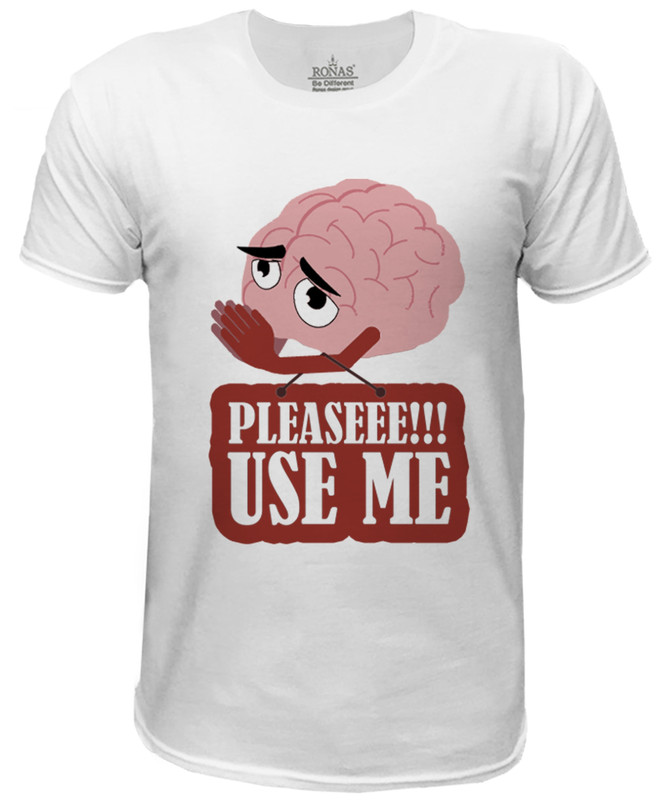 تیشرت مردانه روناس طرح IQ