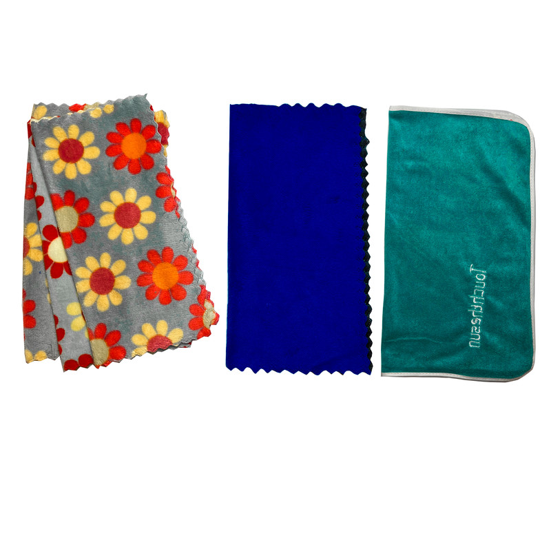 دستمال نظافت مدل پولیشی کد 678 مجموعه 5 عددی