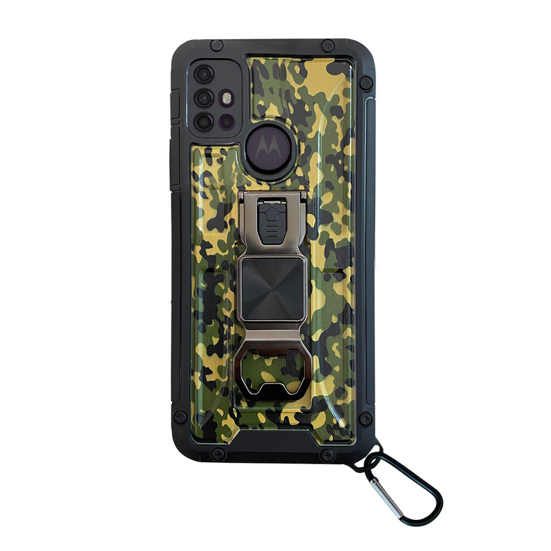 کاور فشن مدل Anti Shock مناسب برای گوشی موبایل موتورولا Moto G30/G20/G10به همراه قلاب آویز