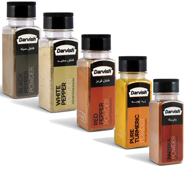 خرید و قیمت ادویه و چاشنی درویش مجموعه 5 عددی