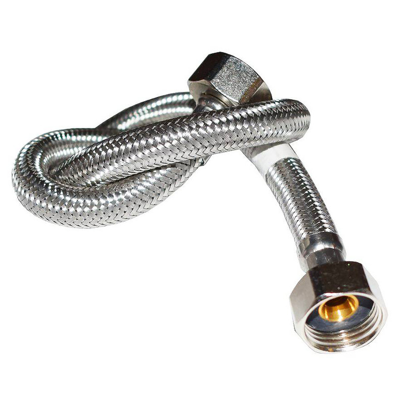 شلنگ دو سر مهره زد تی اف مدل 60cm مجموعه دو عددی