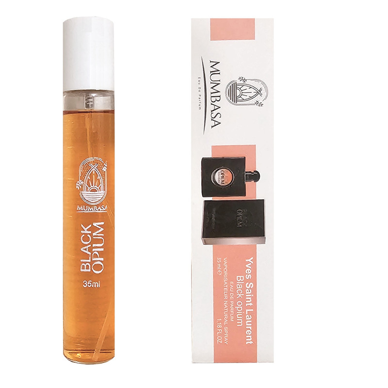 خرید و قیمت عطر جیبی زنانه مومباسا مدل بلک اوپیوم حجم 35 میلی لیتر