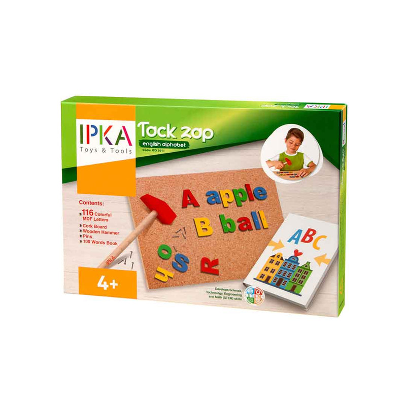 بازی ایپکا مدل میخ وچکش الفبای انگلیسی کد GD3010