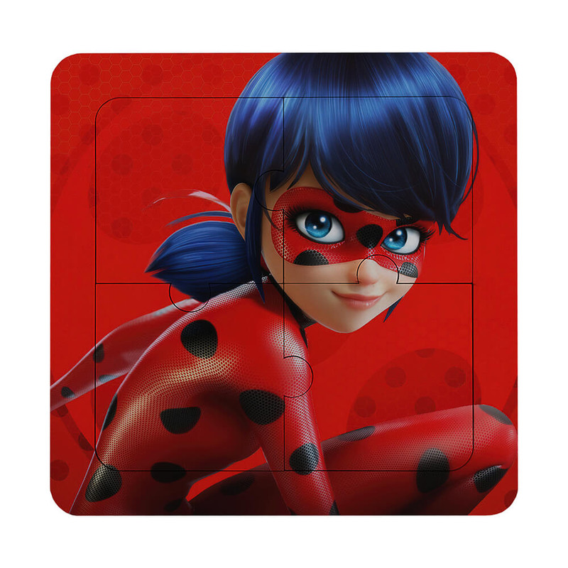 پازل 4 تکه زیگ زاگ مدل دختر کفش دوزکی کد 1018