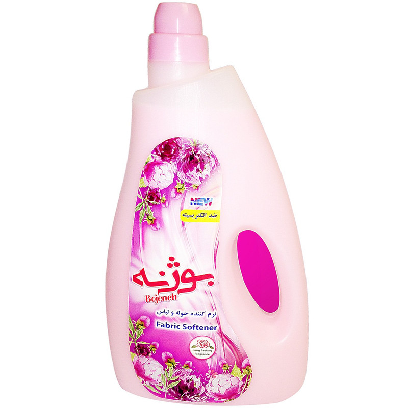 نرم کننده حوله و لباس صورتی بوژنه حجم 1800 میلی لیتر