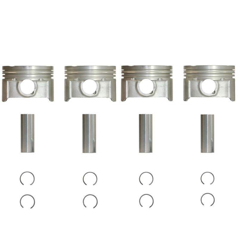 مجموعه 4 عددی پیستون و گژنپین و خار کارتک مدل CTROA0011 تعمیر دوم مناسب برای روآ